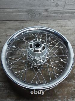 00-08 Harley-Davidson Touring FLH Bagger Front Wheel Rim Dual Brake Disc
