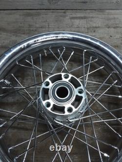 00-08 Harley-Davidson Touring FLH Bagger Front Wheel Rim Dual Brake Disc