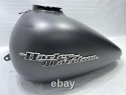 08+ Harley-davidson Touring Charcoal Denim Gray Gas Tank Fuel Bagger Dented