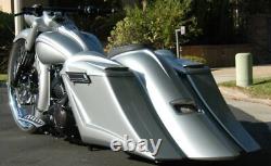 09-13 Harley Davidson Bagger Saddlebags Overlay Fender Flh Touring