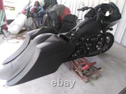 09-13 Harley Davidson Flh Stretched Saddlebags Complete Bagger Kit