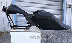 09-22 Bagger Extended Stretched Saddlebags Fender Kit For Harley-davidson
