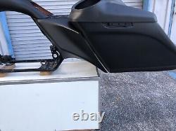 09-22 Bagger Extended Stretched Saddlebags Fender Kit For Harley-davidson