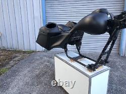 09-22 Bagger Extended Stretched Saddlebags Fender Kit For Harley-davidson