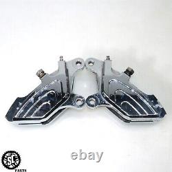 09-22 Harley Davidson Bagger Demons 4 Piston Billet Front Brake Caliper 11.8 H46