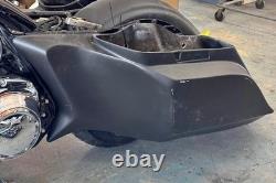 09-23 Harley Davidson 7 Stretched Dual 10 Audio Drop Rail Saddlebag bagger Kit