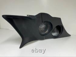 09-23 Harley Davidson 7 Stretched Dual 10 Audio Drop Rail Saddlebag bagger Kit