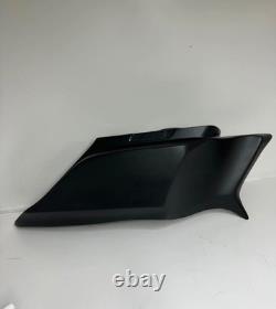 09-23 Harley Davidson 7 Stretched Dual 10 Audio Drop Rail Saddlebag bagger Kit