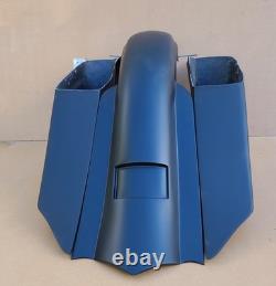 09-23 Harley Davidson Stretched Saddlebags Fender bagger Down & Out Kit