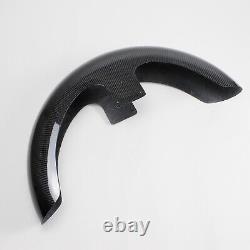 100% Carbon Fiber Bagger Front Fender for Harley 14-23 Touring FLHR FLH FLHX