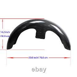 100% Carbon Fiber Bagger Front Fender for Harley 14-23 Touring FLHR FLH FLHX