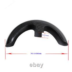 100% Carbon Fiber Bagger Front Fender for Harley 14-23 Touring FLHR FLH FLHX