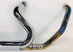 10-13 HARLEY TOURING EXHAUST HEADPIPE BAGGER FRONT DRESSER FLHT FLHR 66855-10a