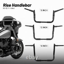 10 Meathook Ape Hanger Bars Handlebars For Harley Bagger Street Electra Glide
