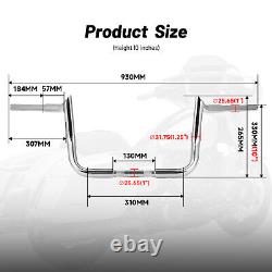 10 Meathook Monkey Bar Ape Handlebars For Harley Bagger Electra & Street Glide