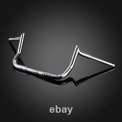 10 Meathook Monkey Bar Ape Handlebars For Harley Bagger Electra & Street Glide