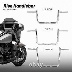 10 Meathook Monkey Bar Ape Handlebars For Harley Bagger Electra & Street Glide