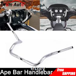 10 Rise Meathook Bagger Ape Handlebar for Harley Street Glide FLH FLHX FLHT 86+