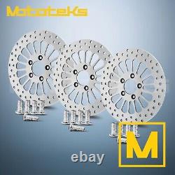 11.5 HARLEY SUPER SPOKE ROTOR With BRAKE PADS FOR TOURING BAGGER FRONT & REAR SET