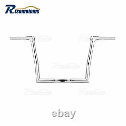 12 14'' 16'' Monkey Bagger Bar Fused Handlebar For Harley Electra Street Glide