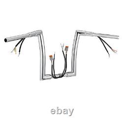 12 Prewired Handlebar For Harley Road King sportster Dyna Softail 1996-2006