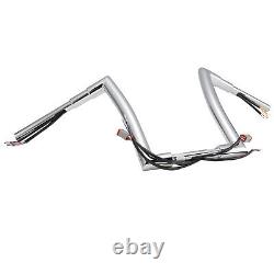 12 Prewired Handlebar For Harley Road King sportster Dyna Softail 1996-2006