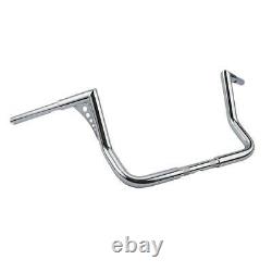 12 Rise Ape Hanger 1-1/4 Handlebar Fit For Harley Touring Dressers Baggers New