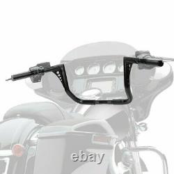 12 Rise Ape Hangers Bars Handlebar Fit For Harley Touring Electra Glide Baggers