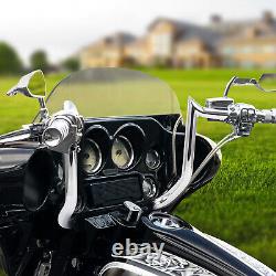 12 Rise Meathook Bagger Ape Handlebar for Harley Street Glide FLH FLHX FLHT 86+