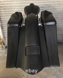 14-22 Harley Davidson Complete Bagger Kit 7 saddlebags fender Tank & side Cover
