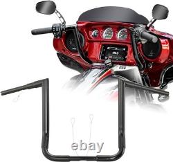 14 Rise Handlebars 1-1/2 Bagger Ape Hangers for 1996-2023 Harley-Davidson