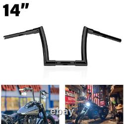 14 inch Rise Motorcycle Horn Ape Hanger Handlebar For Harley Road Glide FLTRX