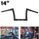 14 inch Rise Motorcycle Horn Ape Hanger Handlebar For Harley Road Glide FLTRX