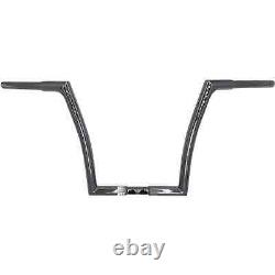 15-23 Harley Davidson Road Glide Chrome Fat Baggers 14 Flat Top Handlebar 1.25