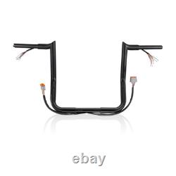 16 Bagger Prewired Handlebar for Harley 96-06 Street Glide Electra Glide Black