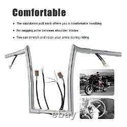16 Handlebar For Harley-Davidson Sportster Dyna Softail Road King 1996-2006