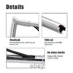 16 Handlebar For Harley-Davidson Sportster Dyna Softail Road King 1996-2006