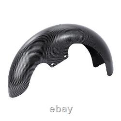 17Carbon Wheel Wrap Front Fender For Harley Touring Street Glide Custom Baggers
