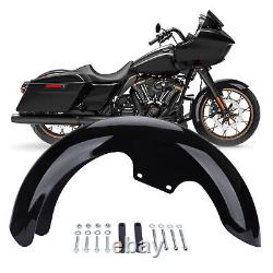 17 Wheel Wrap Front Fender Vivid Black For Harley Davidson Baggers Road King US