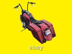 1996-2008 For Harley Davidson Stretched Gas Tank and Side Cover Kit Bagger FLH