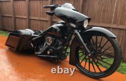 1997-08 Harley Davidson 6 Down 16 Back Bagger Flh Fiberglass Bags, Fender