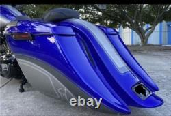 1997-08 Harley Davidson 7 Down 14 Back Bagger Flh Fiberglass Side Covers audio