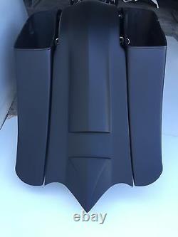 1997-2007 Harley Stretched Saddlebag, Rear Fender Bags Bagger And Side Covers