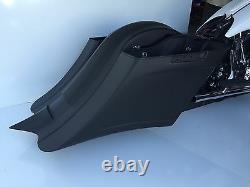 1997-2007 Harley Stretched Saddlebag, Rear Fender Bags Bagger And Side Covers