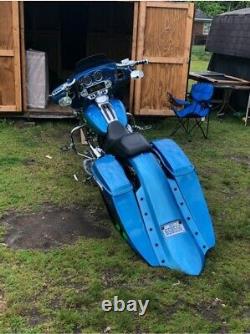 1997-2008 Harley Davidson 6 Down 16 Back Bagger Flh Fiberglass Side Covers