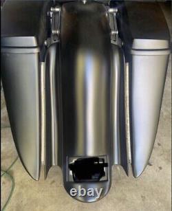 1997-2008 Harley Davidson Audio Bags 7 Down 14 Back Bagger Flh Fiberglass