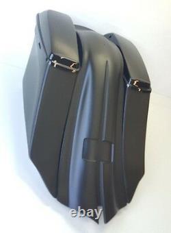 1997-2008 Harley Davidson Bagger Saddlebags/Overlay Flh Street sweeper