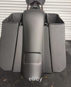 1997-2008 Harley Davidson Flh Touring Bagger 6/9 Stretched Saddlebags & Fender
