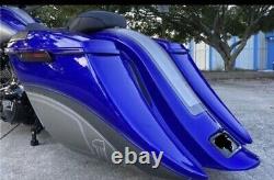 1997-2008 Harley Davidson Flh Touring Bagger 7/14 Stretched Saddlebags & Fender