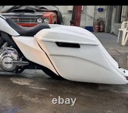 1997-2008 Harley Davidson Flh Touring Bagger 7/14 Stretched Saddlebags & Fender